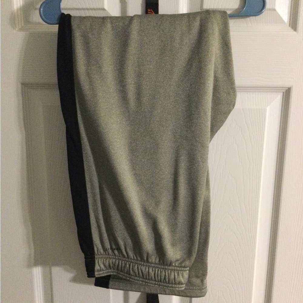 Nike Gray Joggers with Black Side Panel